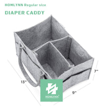 Load image into Gallery viewer, Homlynn-Baby Diaper Caddy Portable Nursery Storage Bin Car Diaper Organizer Bag
