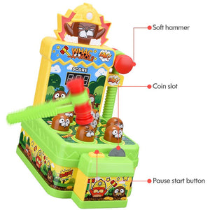 Whac-A-Mole Game, Mini Electronic Arcade Game with 2 Hammers, Pounding Toys Toddler Toys for 3 - 8 Years Old Boys Girls