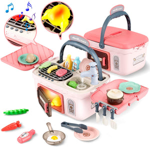 Portable kids kitchen online