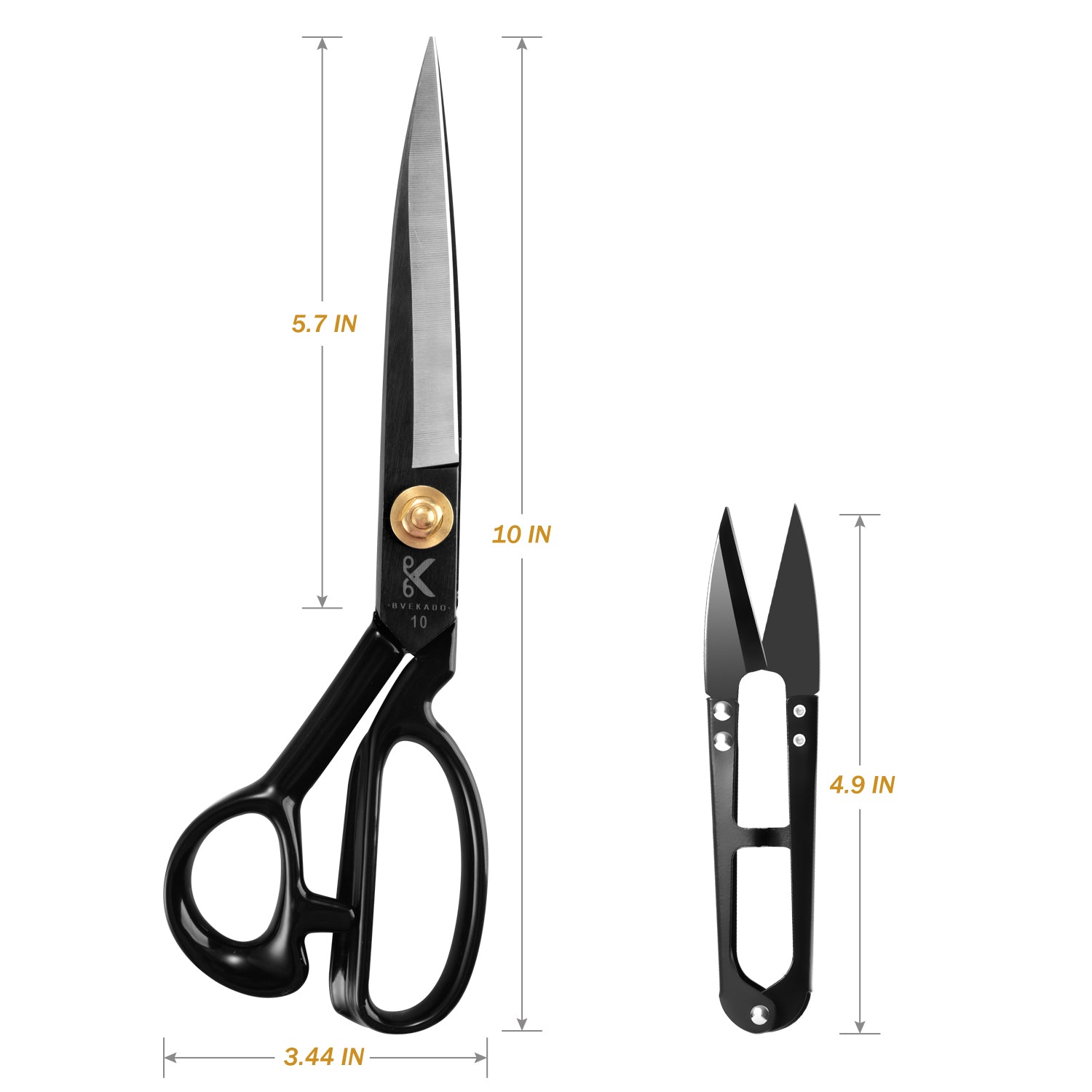 Professional Fabric Scissors (Industrial 10, 803C)